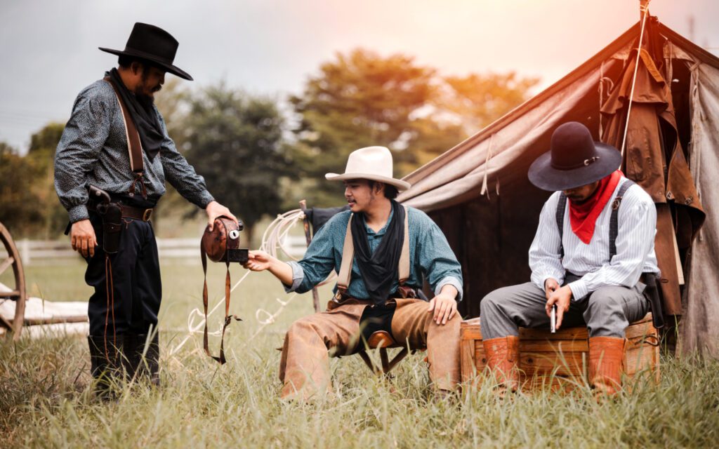 civil war reenactment - soldiers drinking coffee - shiloh angel glow - supernatural chronicles
